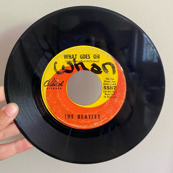 BEATLES 45 VINYL RECORD - Picture 3 of 4